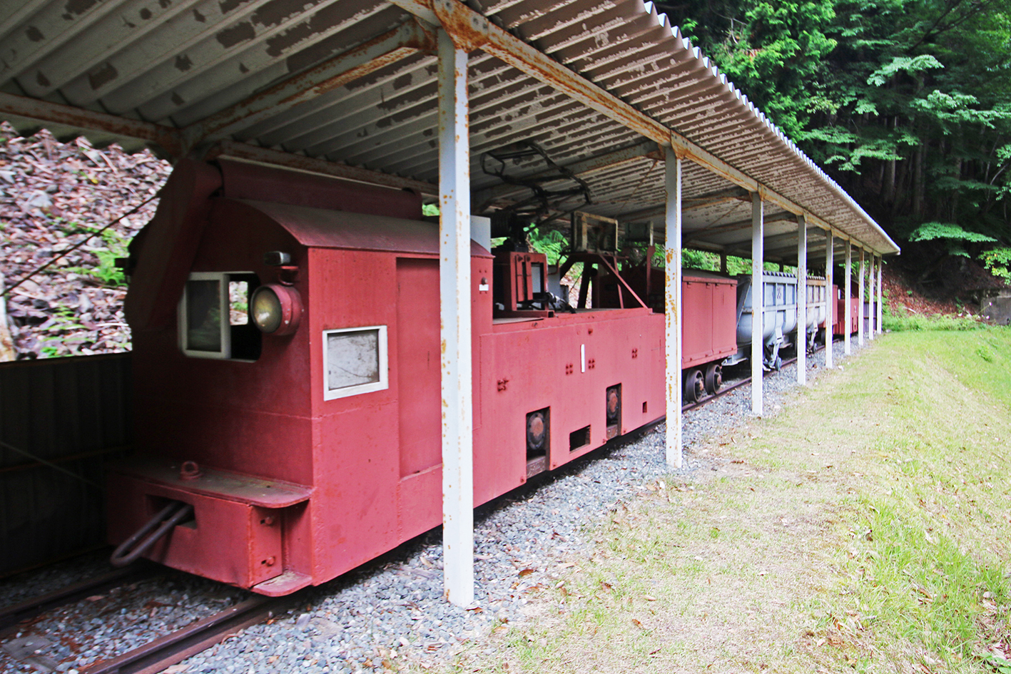 明延鉱山明神電車 | 構成文化財 / スポット | 日本遺産「播但貫く、銀の馬車道 鉱石の道」～資源大国日本の記憶をたどる73kmの轍～